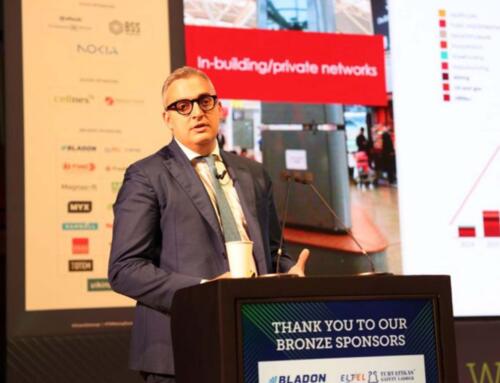 Calzavara on stage at the TowerXChange